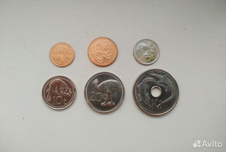 Монеты Новой Гвинеи, Афганистана,Мальты