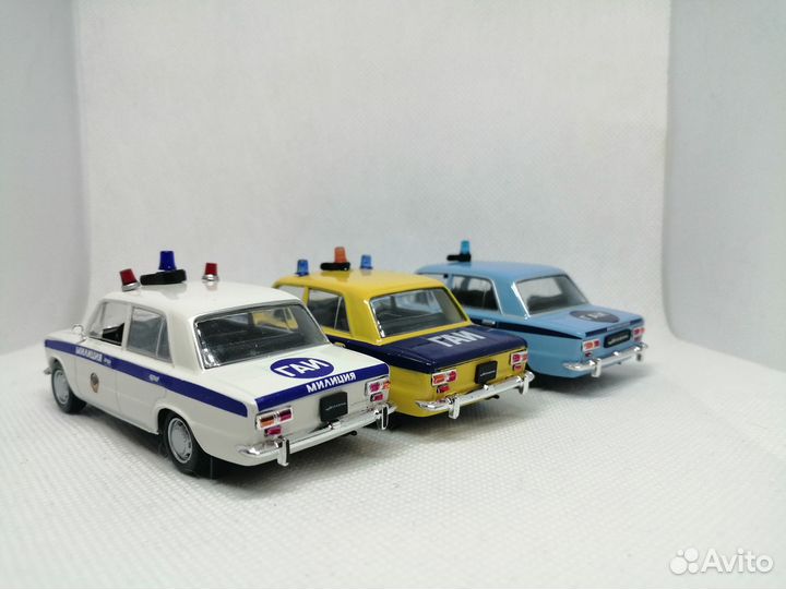 Модель ваз-2101 «Жигули» гаи-милиция СССР