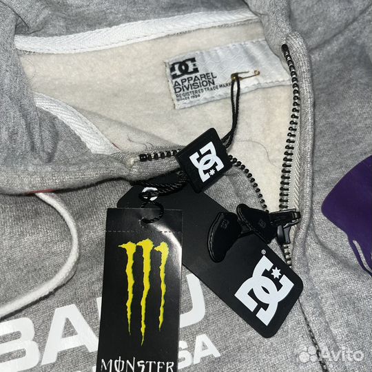 DC shoes x Monster Energy зип худи кофта толстовка