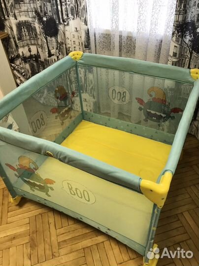 Манеж детский складной happy baby