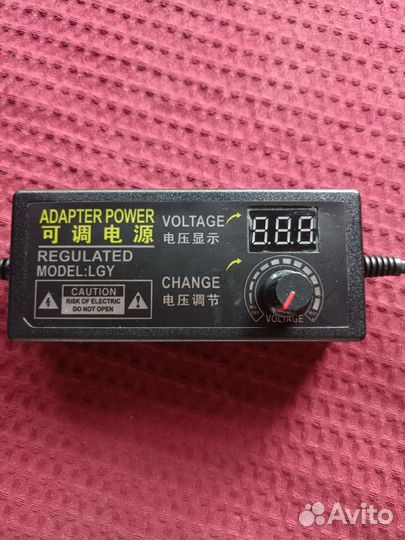 Регулируемый блок питания универсальный 3-24V 3A 5