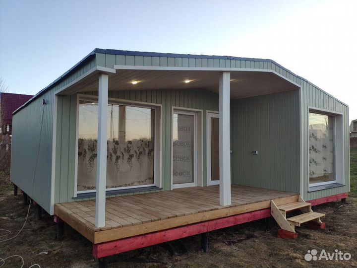 Готовая баня под ключ скандинавия