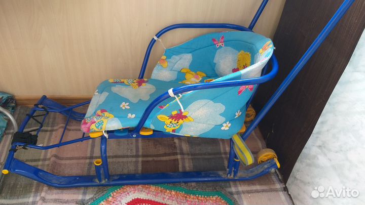 Детские зимние санки
