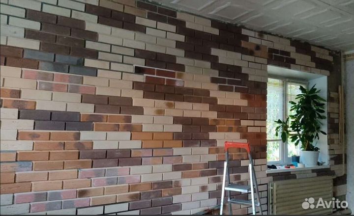 Плитка облицовочная под кирпич