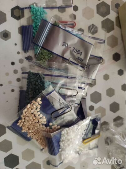 Алмазная мозаика остатки