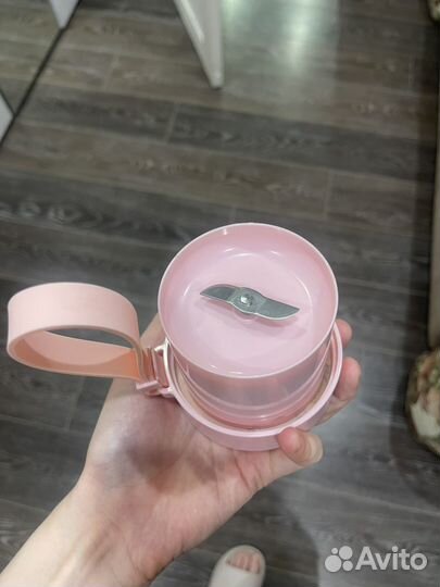 Портативный блендер розовый aceline