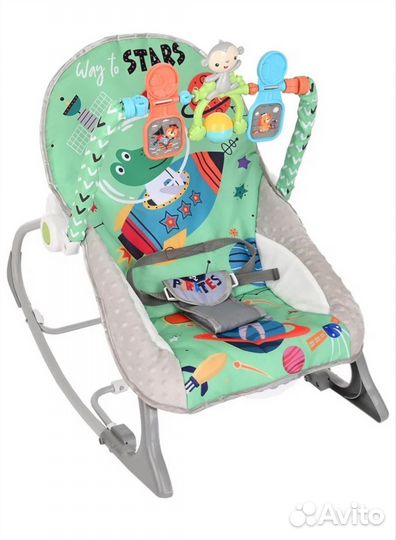 Шезлонг-качели детские