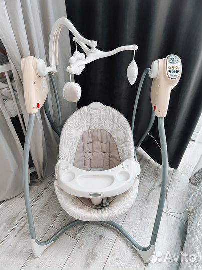 Детские электрокачели graco