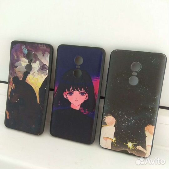 Новый аниме чехол телефон Xiaomi redmi note 4x