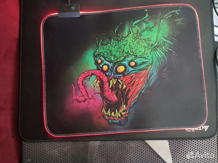 Игровой коврик для мыши с подсветкой