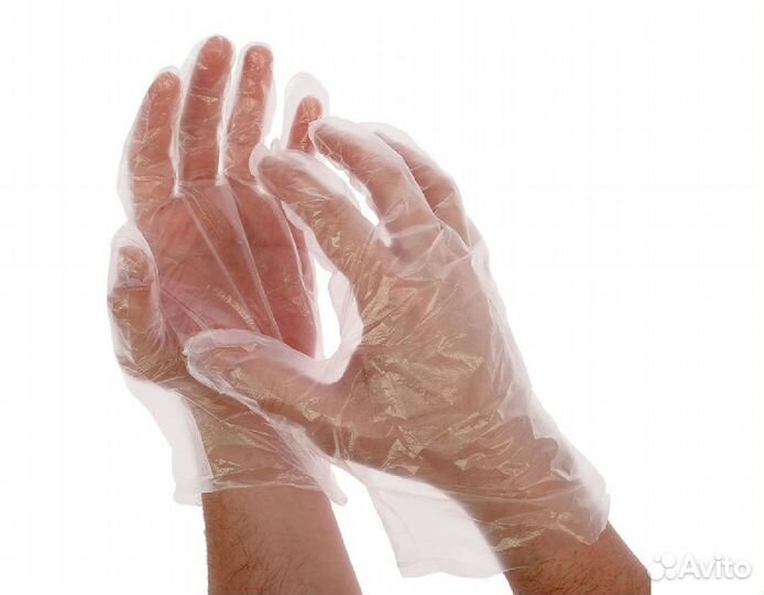 Перчатки одноразовые нитриловые, виниловые