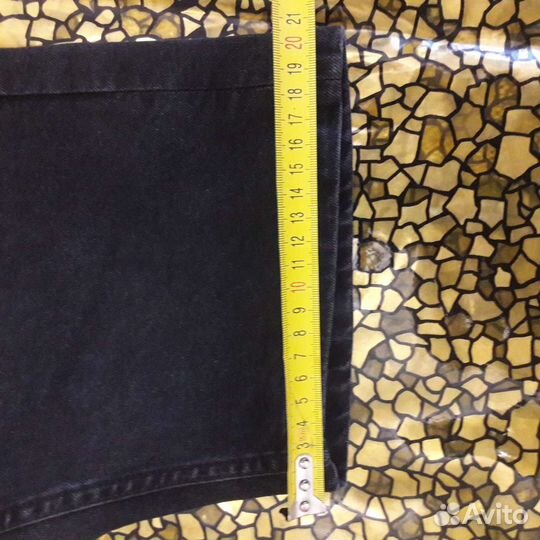 Шорты джинсовые чёрные на подростка pull&bear