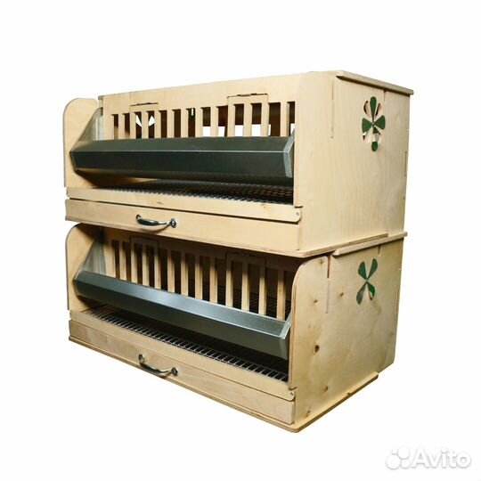 Клетка для перепелов на 40 голов из обычной фанеры