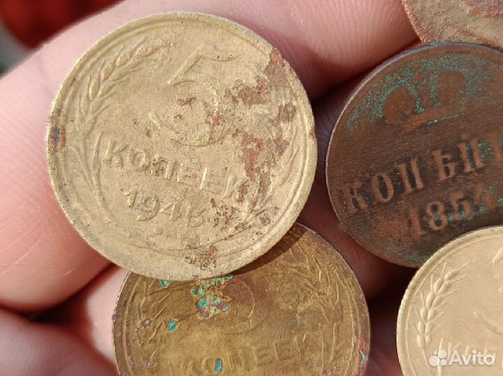 Лот монет СССР и царской Росии