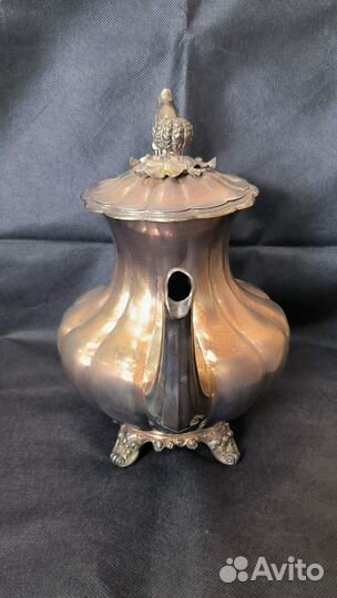 Чайник заварочный, серебро, Англия