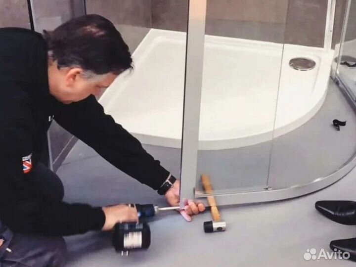 Монтаж, сборка, установка душевых кабин, сервис