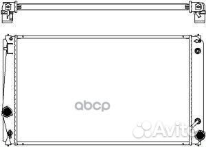 Радиатор сист. охл. toyota vanguard 2.4 2005