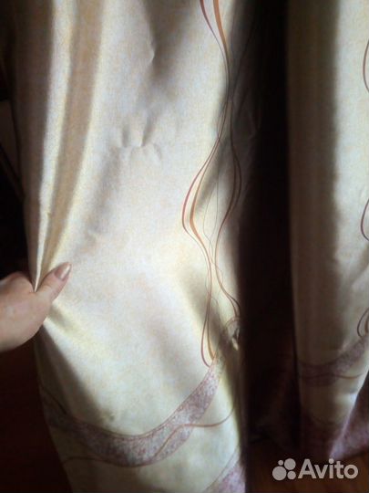 Шторы портьерные (атлас) 2шт