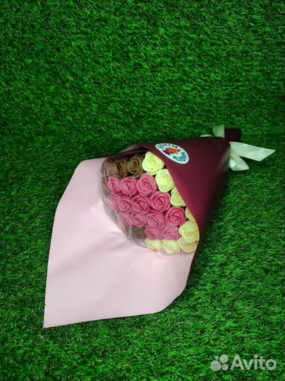 Шоколадные Розы - 29 шт в Букете