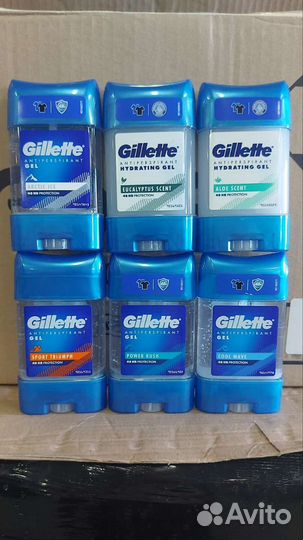 Антиперспирант дезодоранты гелевый Gillette 70мл