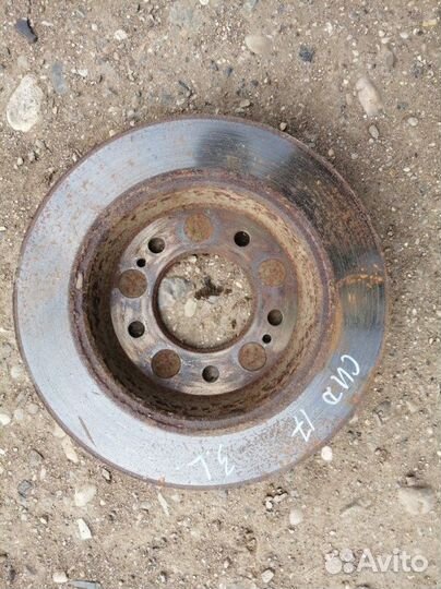 Тормозной диск задний Kia Ceed 2 JD G4FG 2014