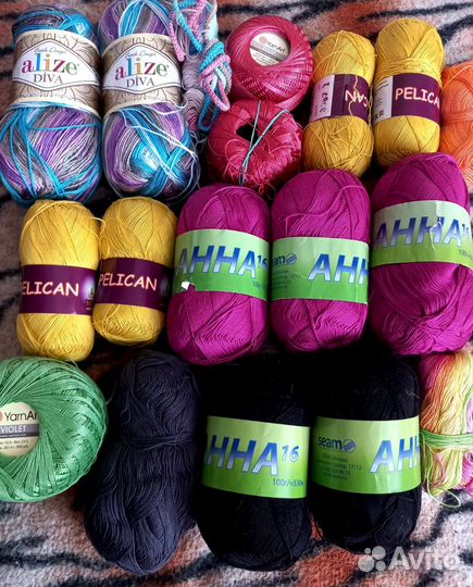 Пряжа пакетом