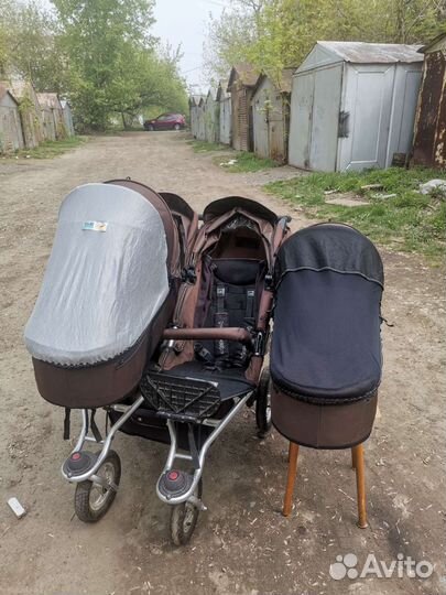 Коляска для двойни 2 в 1