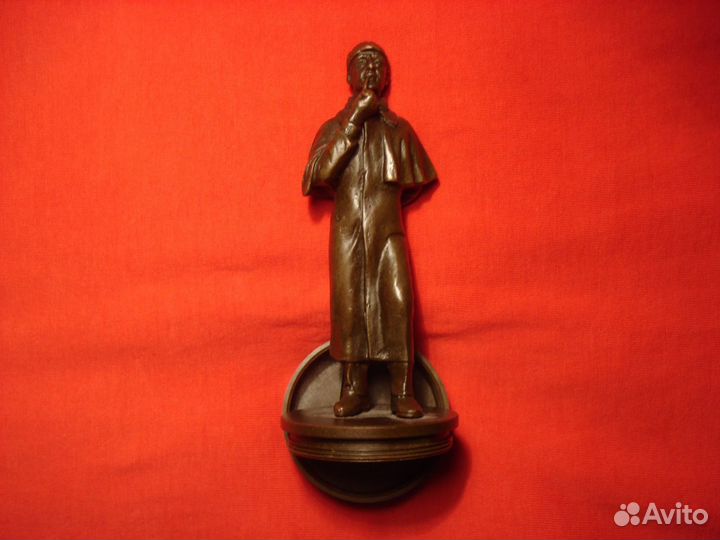 Бюст Шерлок Холмс Англия Бронза Штамп Бухгалтерия