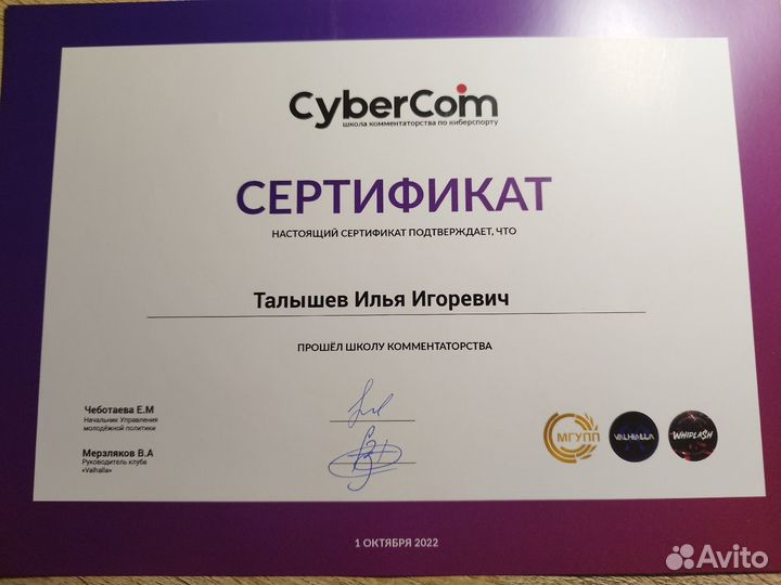 Тренер по CS:GO. Кастер по CS:GO