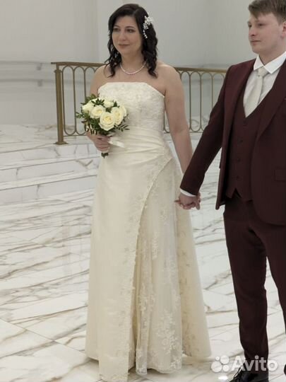 Свадебное платье 46-50 размер