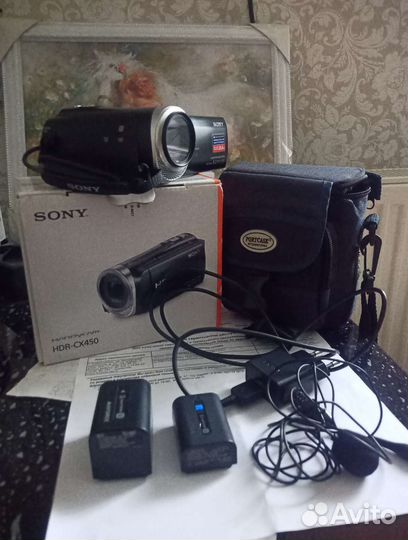 Видеокамера sony hdr cx 450