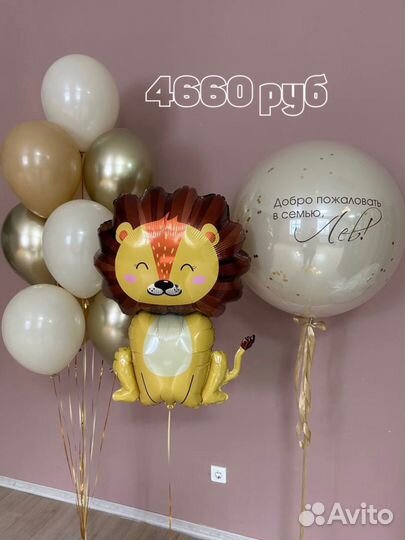 Воздушные шары на выписку из роддома