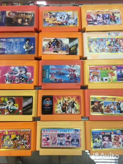 Картриджи Sega и Dandy