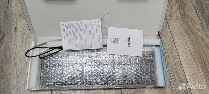 Клавиатура A4Tech FX60 Grey/Neon