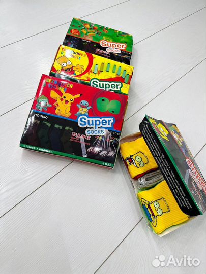 Светящиеся носки nike-simpson