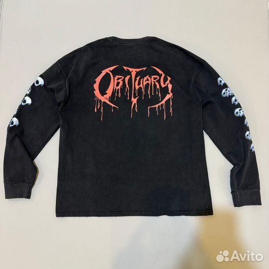 Лонгслив мерч Obituary (death metal) XL-L