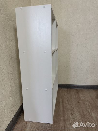 Стеллаж деревянный белый
