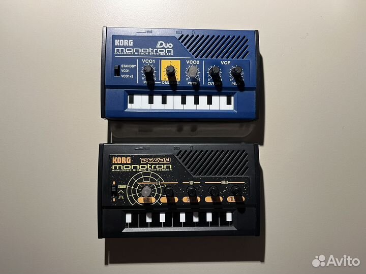 Korg Monotron и Delay аналоговый синтезатор