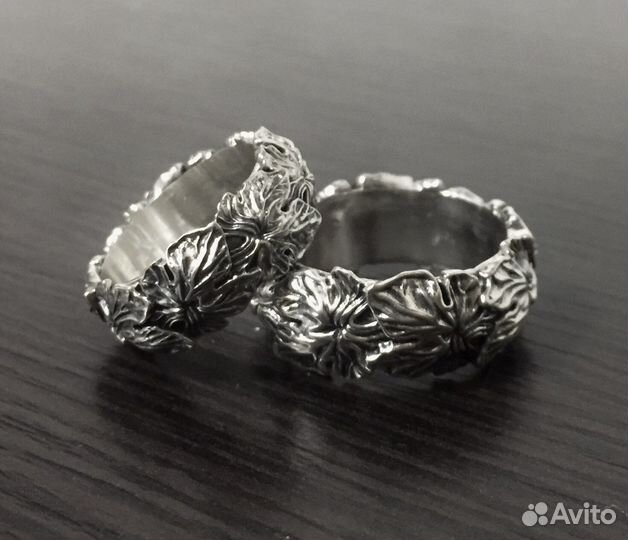Серебряные кольца, кольца «Лоза»