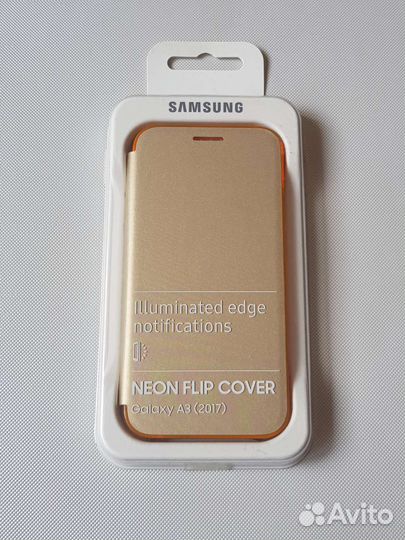 Чехол Neon Flip на Samsung A3(2017) оригинал
