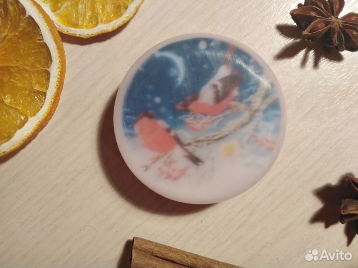 Мыло ручной работы с картинками