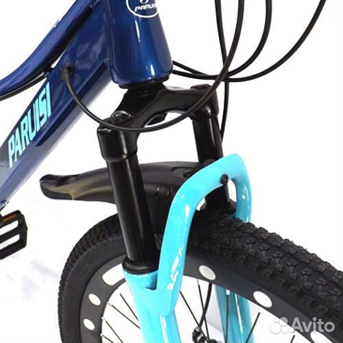 Велосипед на рост 125-155 см, синий