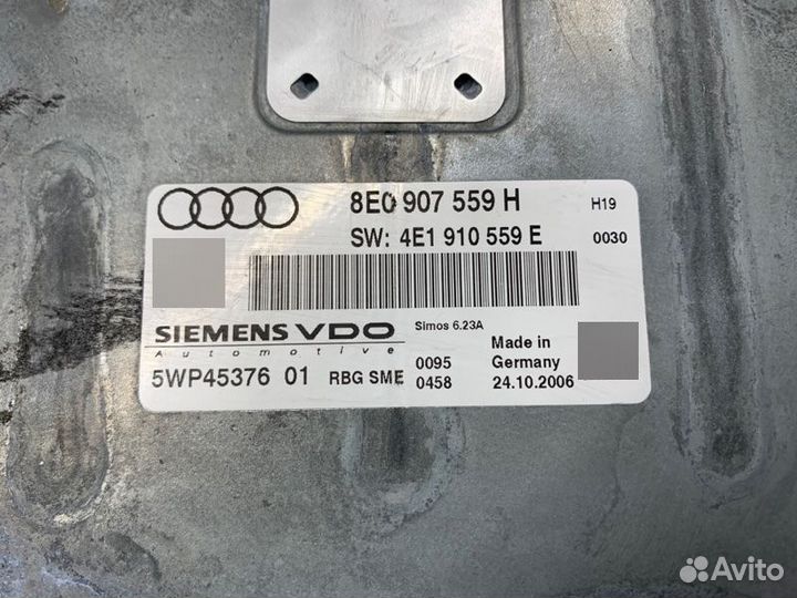 Блок управления двс Audi A8 4E/D3 BPK 2006