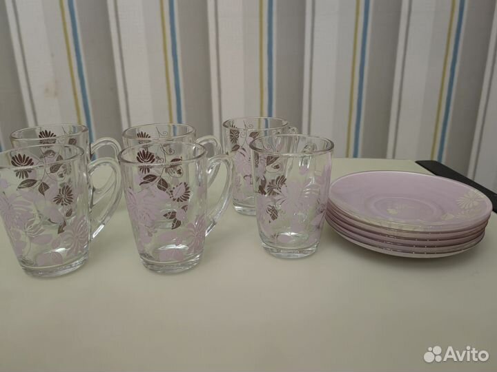 Luminarc чашки 150 мл+блюдца