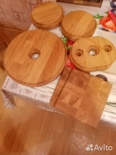 Подставка под горячую посуду дуб