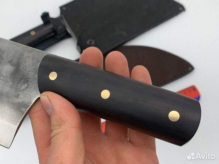 Сербский нож, тяпка, топорик кованный