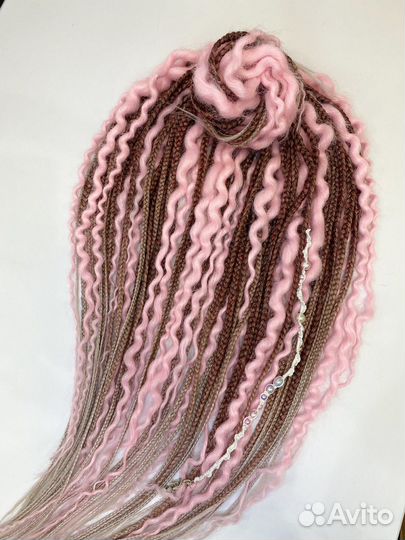 Де комплекты косы/дреды