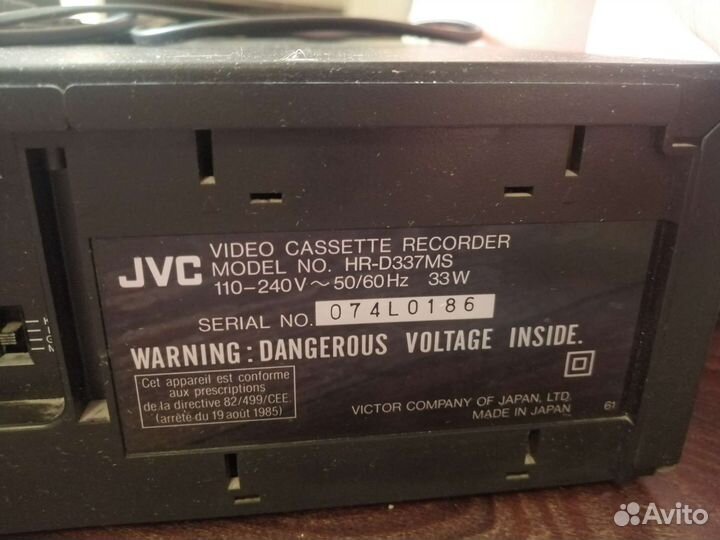 Дека кассетная JVC