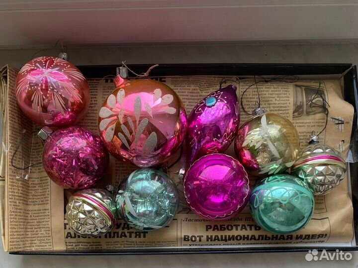 Елочные игрушки СССР