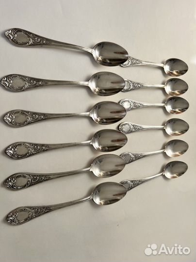 Столовые ложки Мельхиор Фаберже